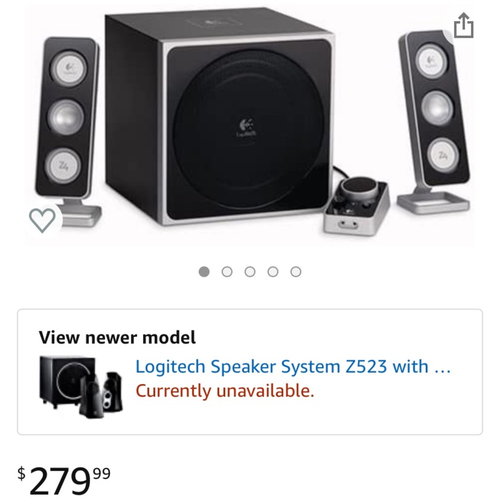 Like-new Logitech Z-4 2.1 Speaker System